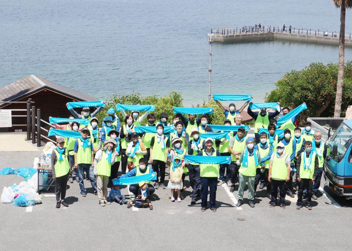 ６月４日はなぐり海岸（下松市笠戸島）ビーチクリーンをしました！イメージ