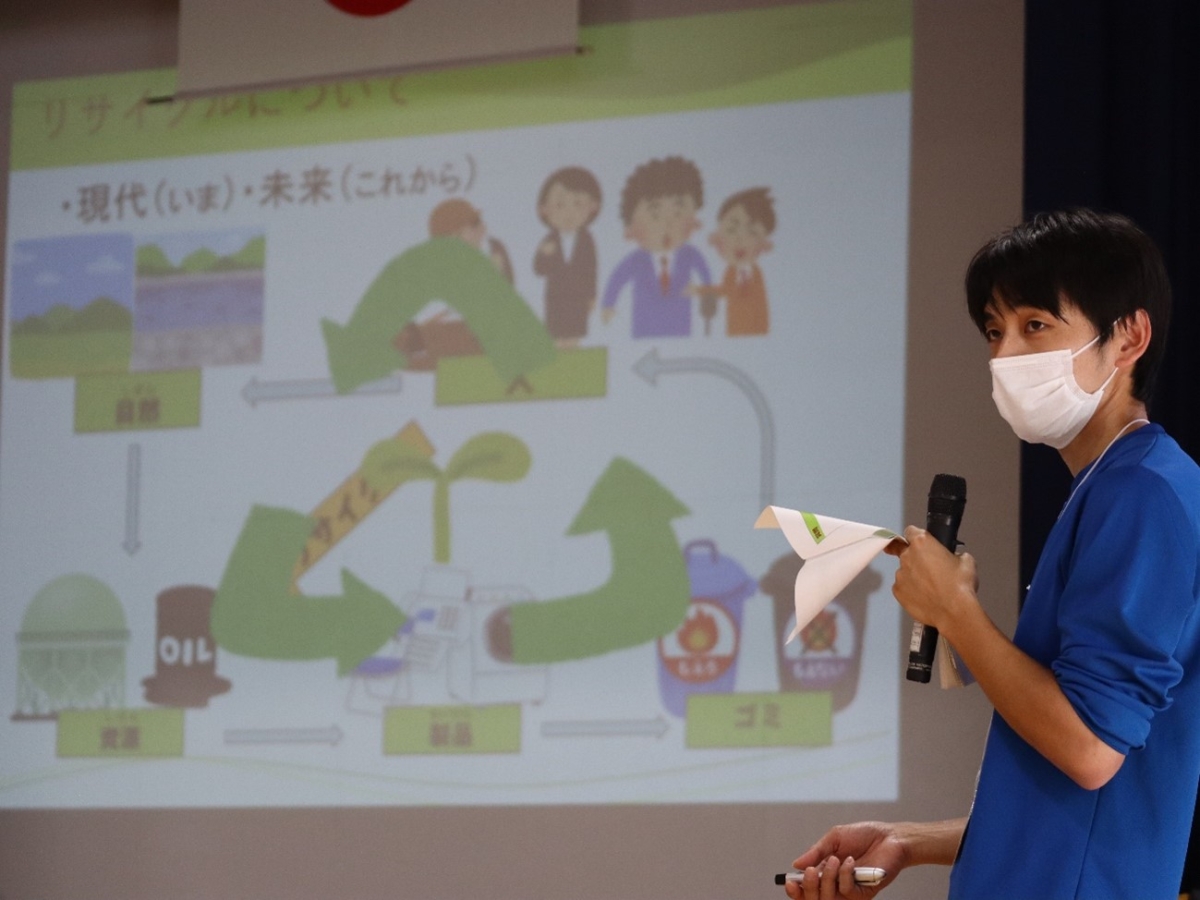 櫛浜小学校で環境出前授業を行いましたイメージ