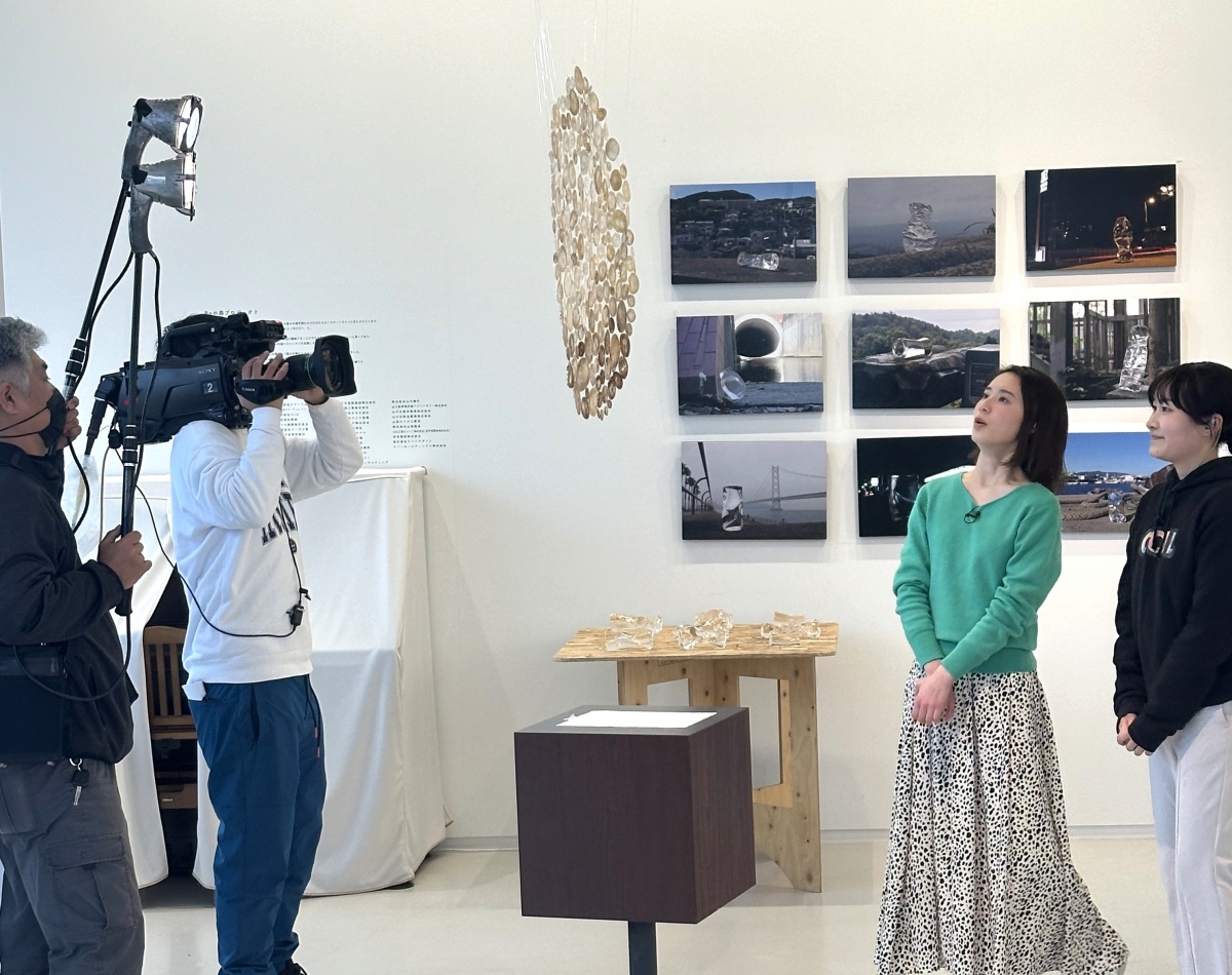 熱血テレビに廃棄物アート公募展・プログラミングスクールROBBOが生中継で登場しましたイメージ