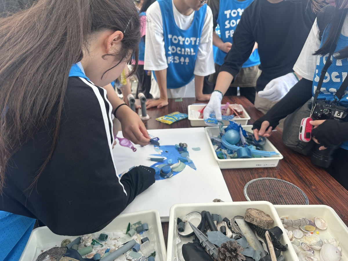 TOYOTA SOCIAL FES!!2025にごみアートブースを出展しましたイメージ